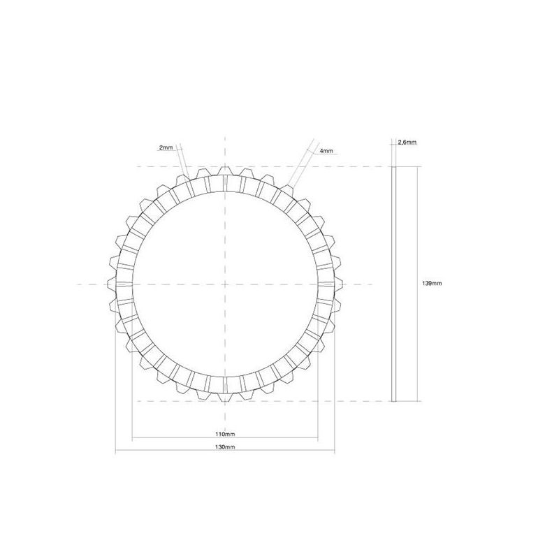 FRIZIONE DISCO SINGOLO GUARNITO SUZUKI RF R 900 94/94