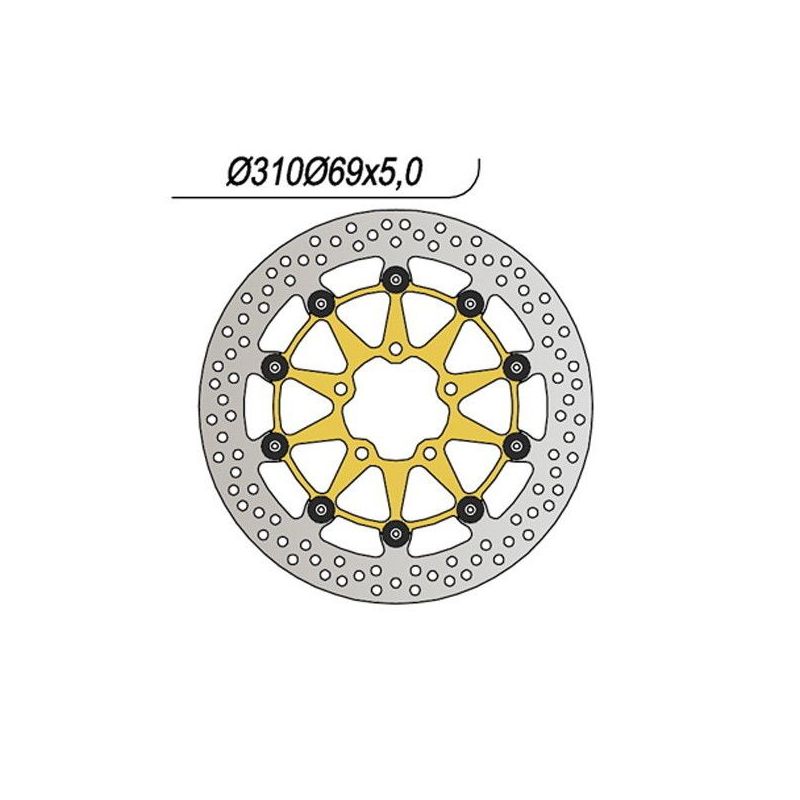 DISCO FRENO ANT. DX-SX SUZUKI DL V-Strom (K2/L0) (BS111/BS121) 1000 02/13