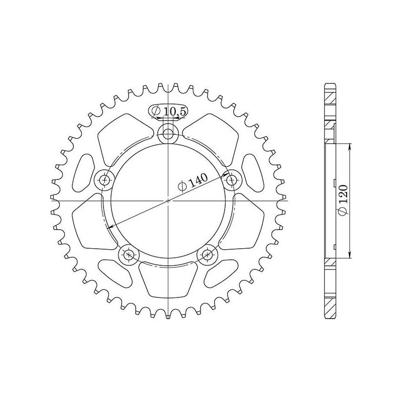 CORONA S AC P525-D41 SUZUKI DL V-Strom (L4/L5/L6) (DD111) 1000 14/16