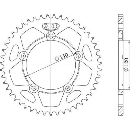 CORONA S AC P525-D41 SUZUKI DL V-Strom (L4/L5/L6) (DD111) 1000 14/16