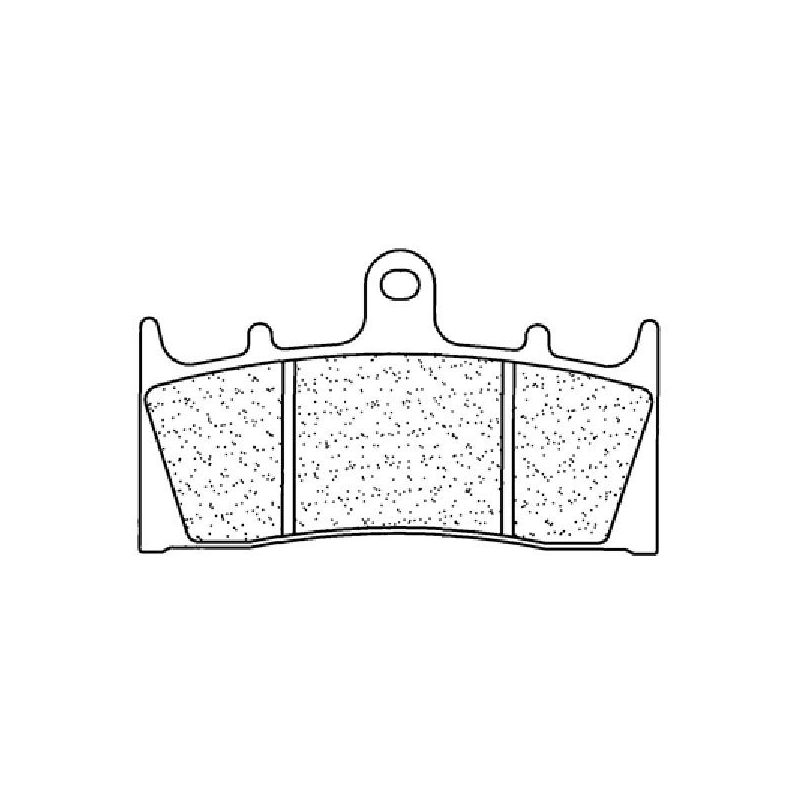 PASTIGLIA FRENO ANT. DX-SX SUZUKI GSX-R 1000 01/02