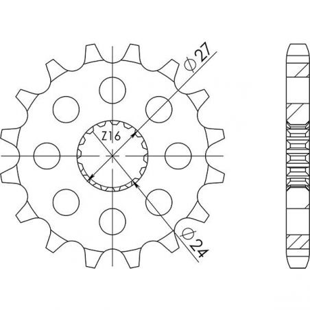 PIGNONE S AC P530-D17 SUZUKI GSX-R 1000 11/11