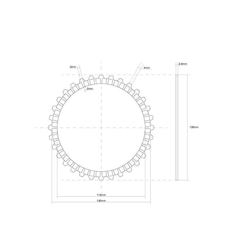 FRIZIONE DISCO SINGOLO GUARNITO SUZUKI GSX-R 1100 93/98