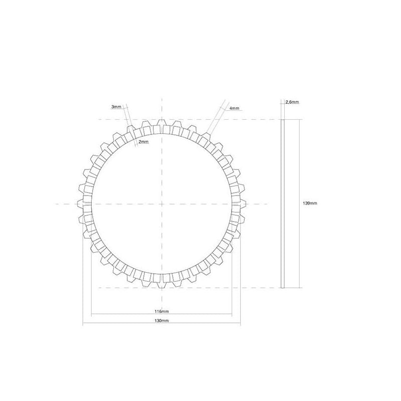 FRIZIONE DISCO SINGOLO GUARNITO SUZUKI GSX-R 1100 93/98