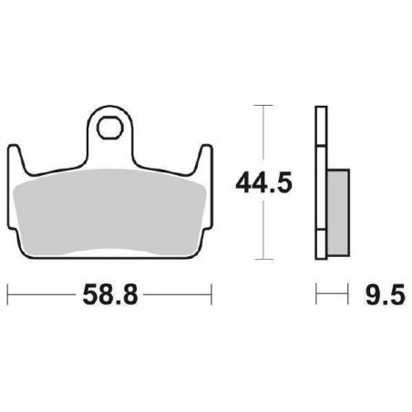 PASTIGLIA FRENO POST. SYM Jet Sport X SR 2T 50 06/13