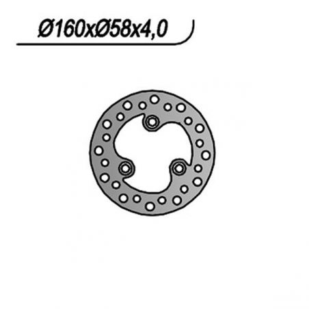 DISCO FRENO ANT. SYM Mio /Mio E2 /Mio E3 / E4 50 06/17