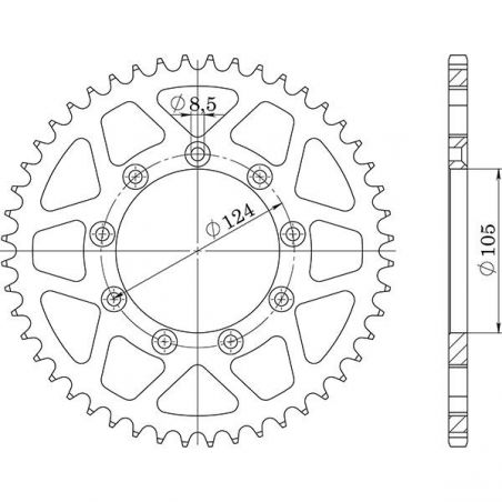 CORONA S AL P520-D51 TM MX F Cross 4T 450 05/09