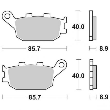 PASTIGLIA FRENO POST. VOGE Valico DS 500 20/23