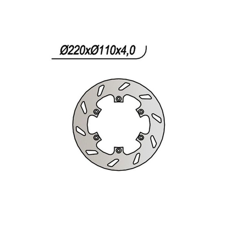 DISCO FRENO POST. VOR 492 Enduro 500 98/99