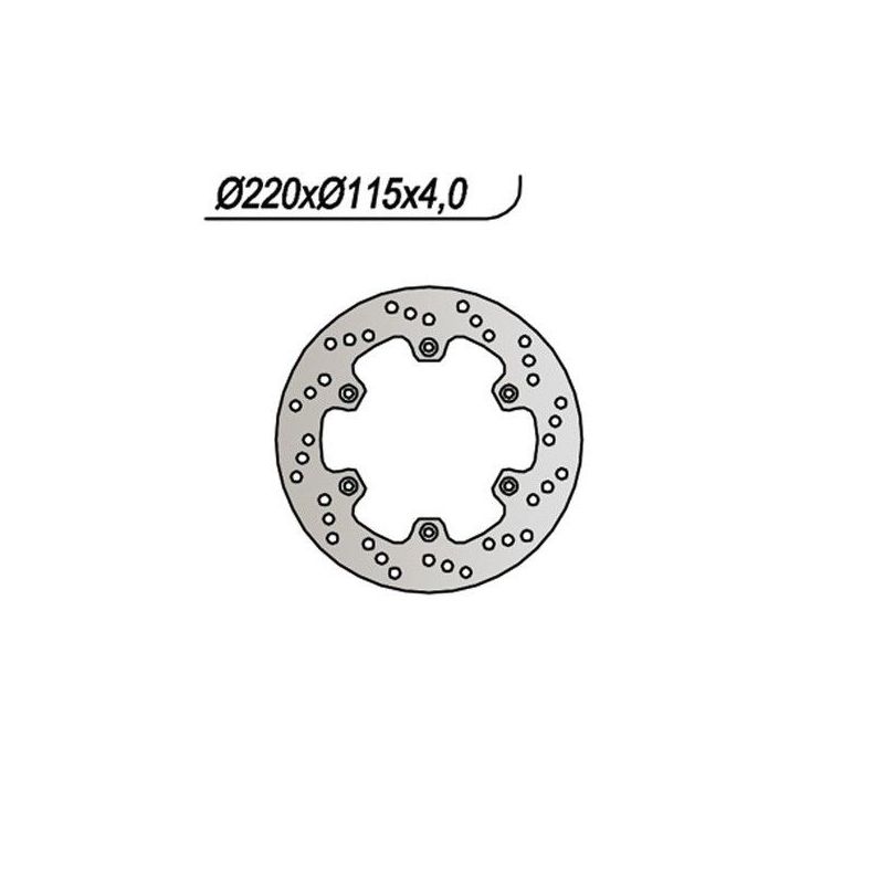 DISCO FRENO POST. YAMAHA WR 125 91/97