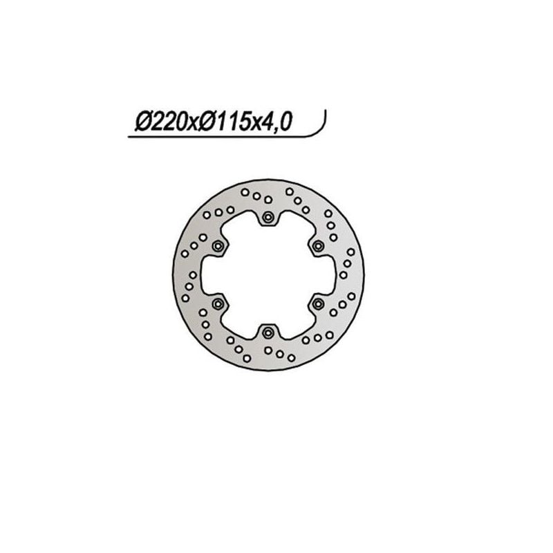 DISCO FRENO POST. YAMAHA WR 125 91/97