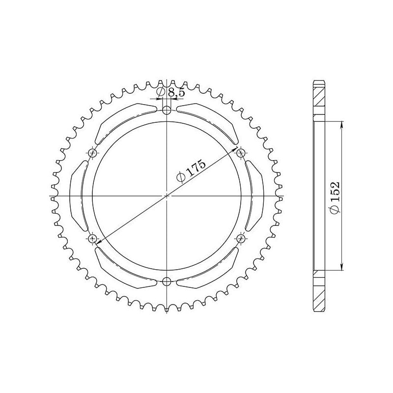 CORONA S AC P428-D53 YAMAHA WR R 125 09/13