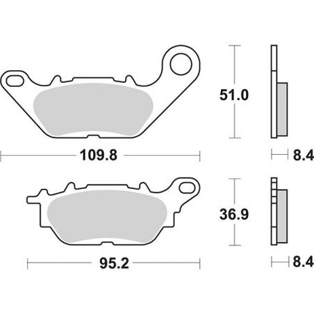 PASTIGLIA FRENO POST. YAMAHA XSR 125 21/22