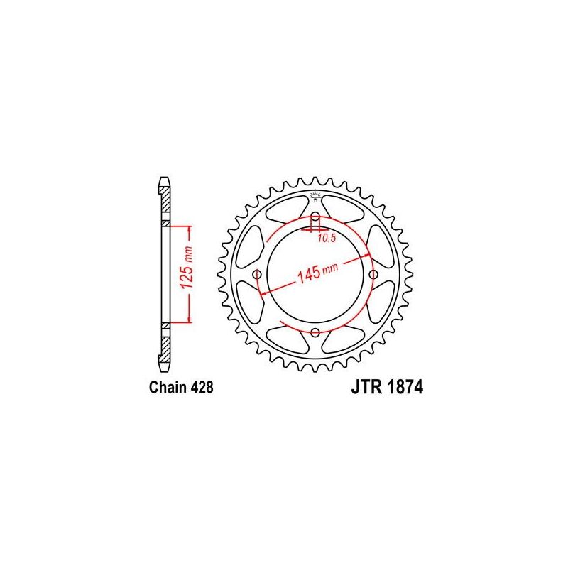 CORONA S AC P428-D59 YAMAHA XVS Drag Star 125 00/04