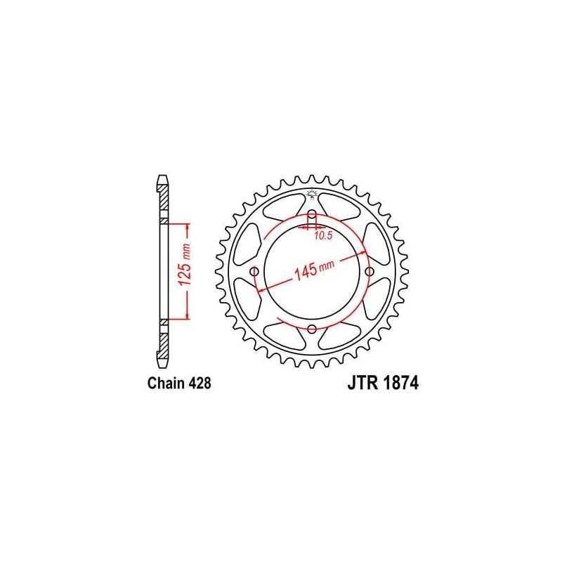 CORONA S AC P428-D59 YAMAHA XVS Drag Star 125 00/04