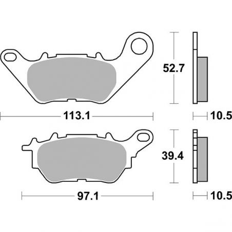 PASTIGLIA FRENO POST. YAMAHA YP RA X-MAX Tech Max ABS 125 21/22