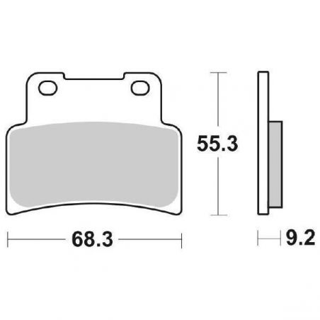 PASTIGLIA FRENO ANT. YAMAHA YZF R / YZF R ABS 125 19/22