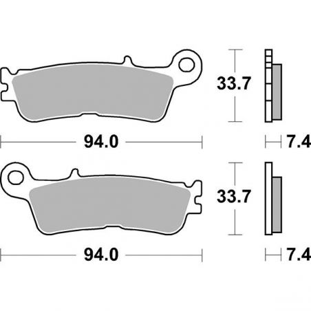PASTIGLIA FRENO ANT. YAMAHA YZ F 250 21/23
