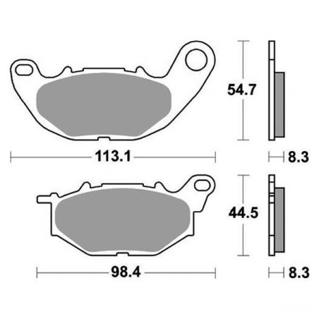 PASTIGLIA FRENO ANT. YAMAHA MT03 (RH07K) 321 16/22