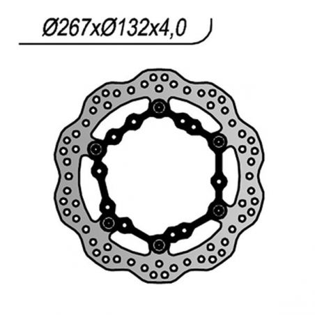 DISCO FRENO ANT. DX-SX YAMAHA XP D T-Max Tech Max (SJ184) 560 20/22