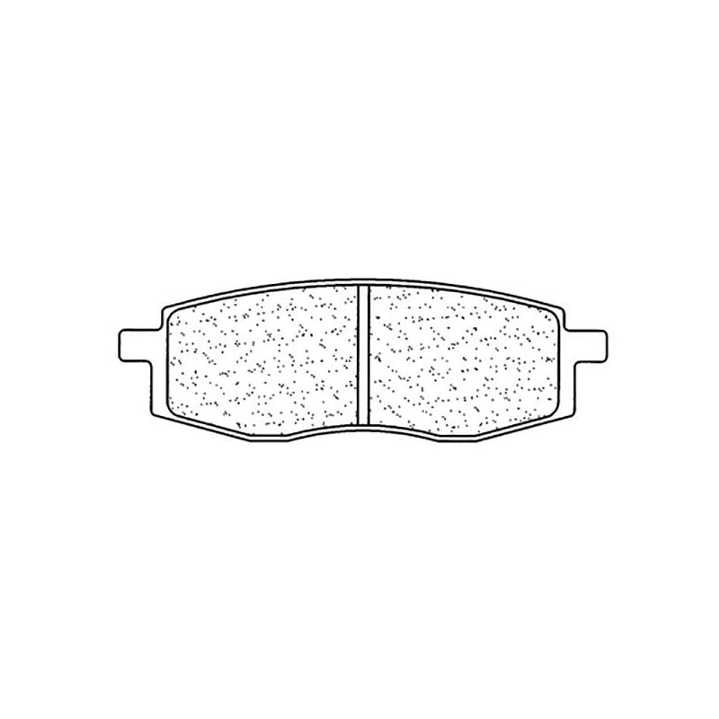 PASTIGLIA FRENO ANT. YAMAHA TT W (3SW1) 600 89/92