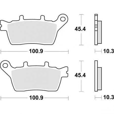 PASTIGLIA FRENO POSTERIORE YAMAHA MXT850D Niken GT (RN584) 850 19/20
