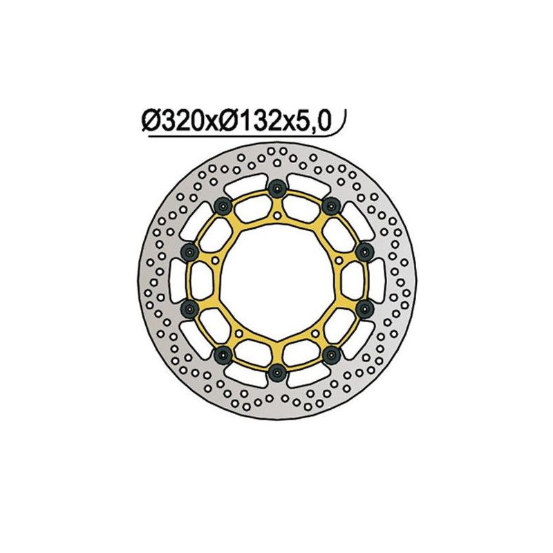 DISCO FRENO ANT. DX-SX YAMAHA YZF-R1 1000 06/06