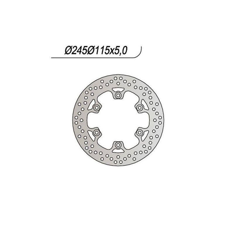 DISCO FRENO POST. YAMAHA YZF-R1 1000 98/99