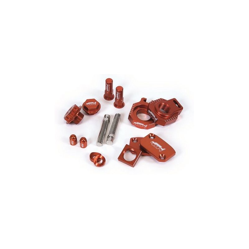 AVK015 Kit particolari in alluminio KTM 350 EXC F 14-23 Arancione OEM