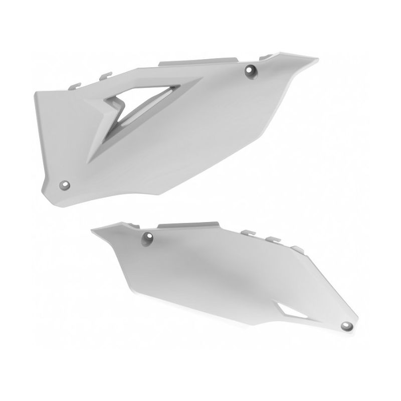 P8423500002 Plastiche replica - KAWASAKI KAWASAKI KX 450 F 19-23 Bianco Polisport