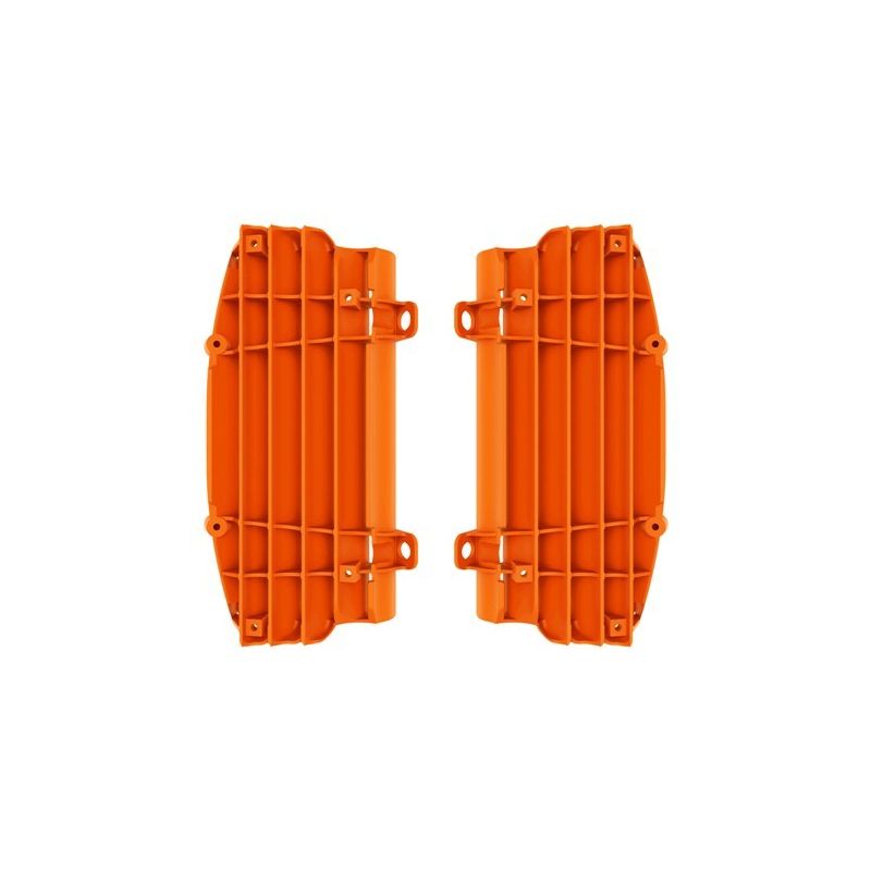 P8457900001 Griglie radiatori e retine di protezione KTM 250 EXC 17-23 Arancione Polisport