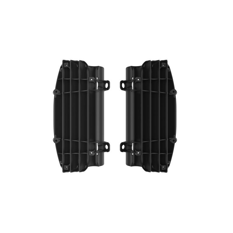 P8457900002 Griglie radiatori e retine di protezione KTM 500 EXC 17-23 Nero Polisport