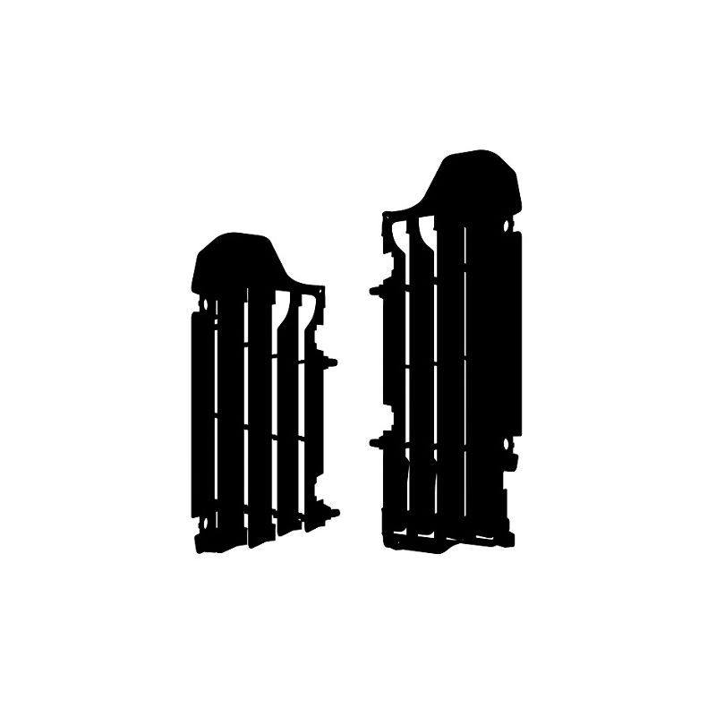 P8464800001 Griglie radiatori e retine di protezione SUZUKI RMZ 450 18-23 Nero Polisport