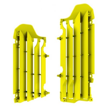P8464800002 Griglie radiatori e retine di protezione SUZUKI RMZ 450 18-23 Giallo Polisport