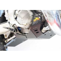 AX1624 Piastra paramotore Xtrem AXP RACING 8mm con protezione leverismi TM EN 250 FI 2T 22-24  NG