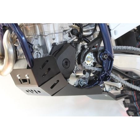 AX1655 Piastra paramotore Xtrem AXP RACING 8mm con protezione leverismi HUSQVARNA 450 FE 24-24  NG