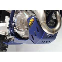 AX1657 Piastra paramotore Xtrem AXP RACING 8mm con protezione leverismi HUSQVARNA 450 FE 24-24  NG