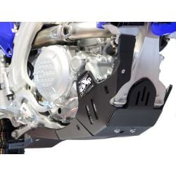 AX1688 Piastra paramotore Xtrem AXP RACING 8mm con protezione leverismi YAMAHA YZ 450 F 23-24  NG