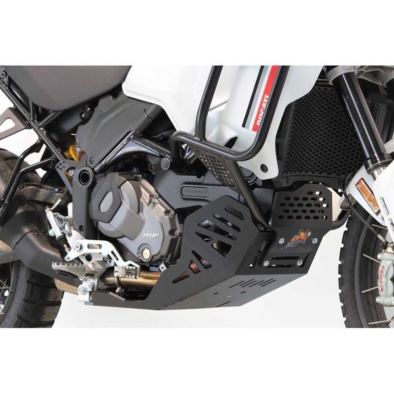 AX1689 Piastra paramotore Adventure AXP DUCATI Desert X 22-23 Nero AXP Racing