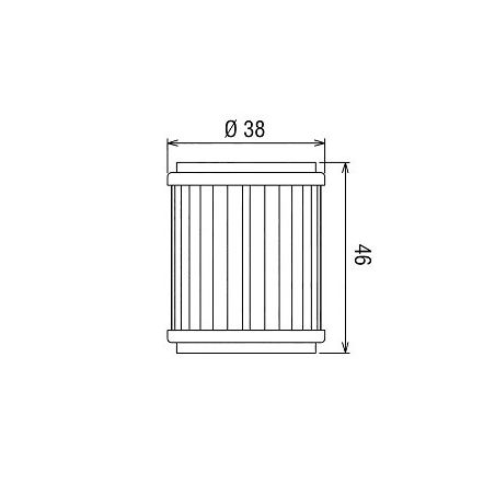 HF140 Filtri olio HIFLO FANTIC XEF 250 21-24  HIFLO