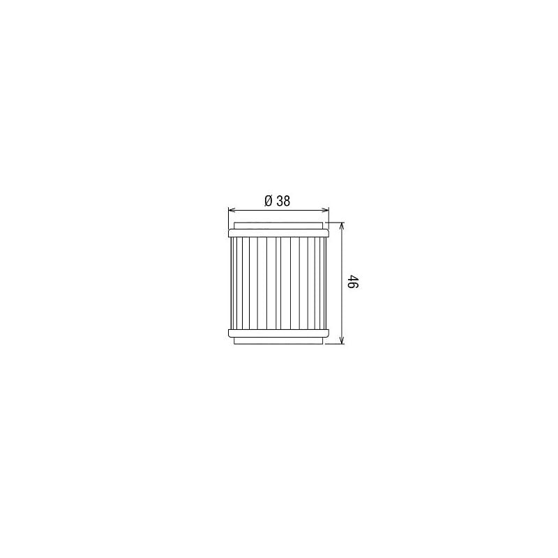 HF141 Filtri olio HIFLO TM EN 450 FI 11-24  HIFLO