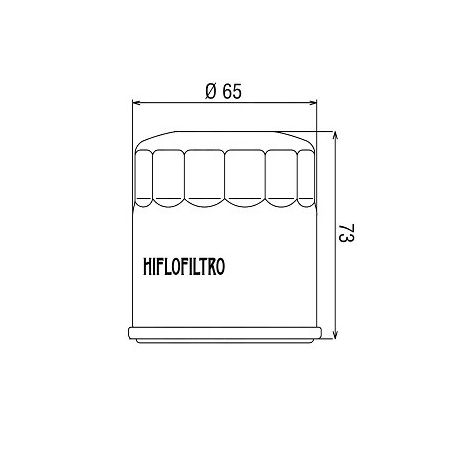 HF303C Filtri olio HIFLO KAWASAKI Z 650 17-23  HIFLO