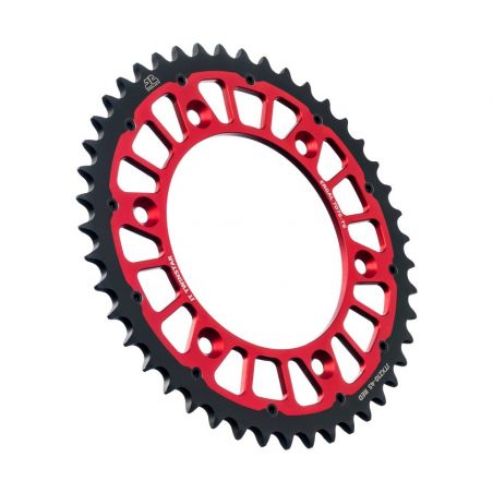 JTX210.45R Corone Bi-Metallo JT - TWINSTAR HONDA CRF 250 R 04-24 Denti:45 denti Rosso Passo:520 JT