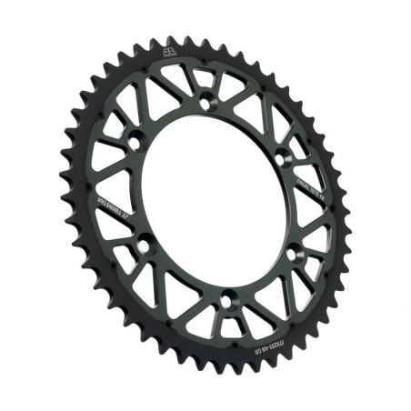 JTX251.49GR Corone Bi-Metallo JT - TWINSTAR YAMAHA YZ 250 99-24 Denti:49 denti Grigio Passo:520 JT