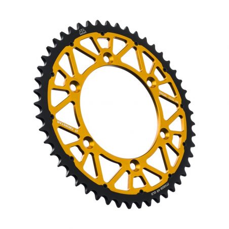 JTX808.49O Corone Bi-Metallo JT - TWINSTAR SUZUKI RMZ 450 05-24 Denti:49 denti Oro Passo:520 JT