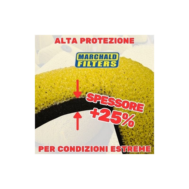 MFE2332 Filtri aria in spugna ad alta protezione MARCHALD FILTERS SUZUKI RM 125 04-12  MARCHALD FILT