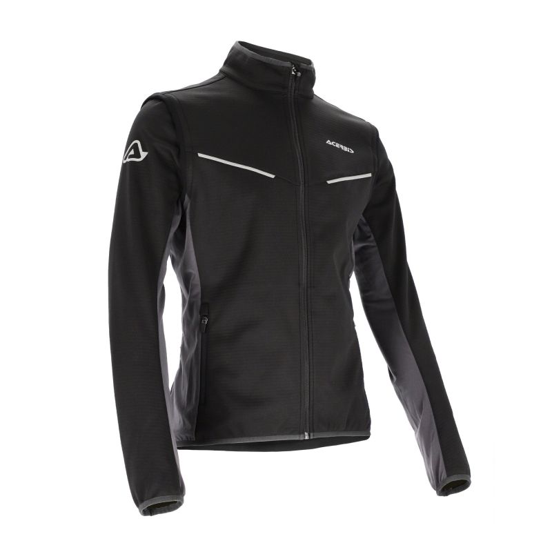 0024320.319 GIACCA SOFTSHELL TRACK 319 - Nero/Grigio Acerbis