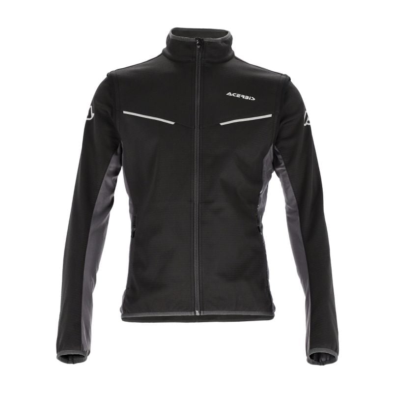 GIACCA SOFTSHELL TRACK 319 - Nero/Grigio