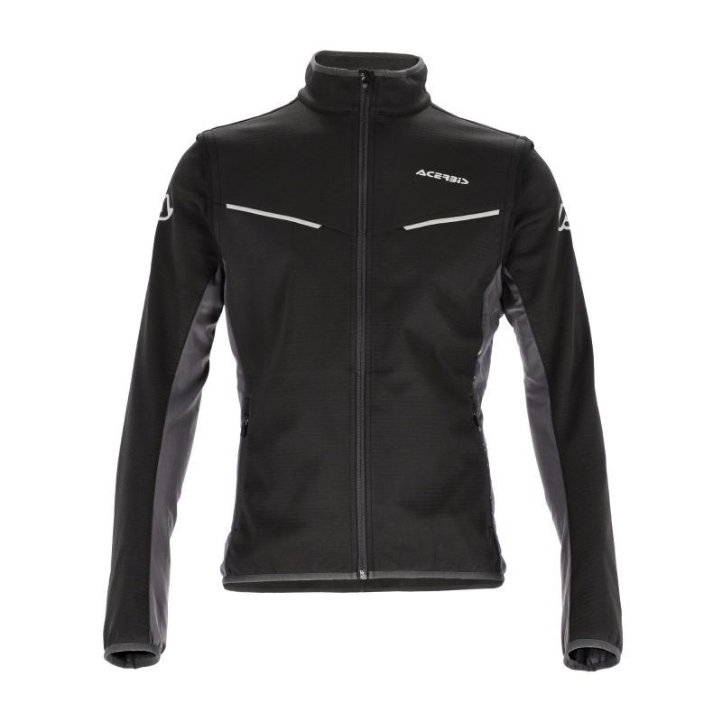 GIACCA SOFTSHELL TRACK 319 - Nero/Grigio