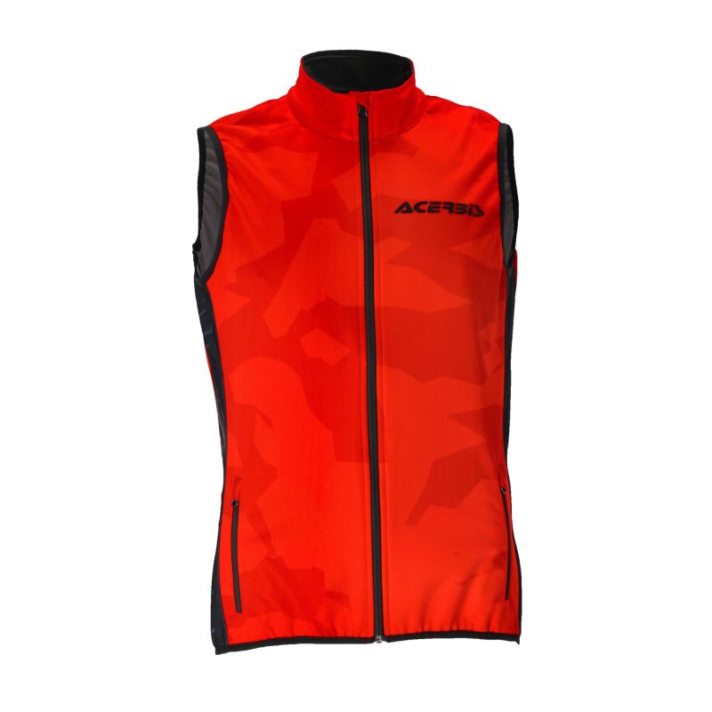 SOFTSHELL X-WIND GILET 110 - Rosso